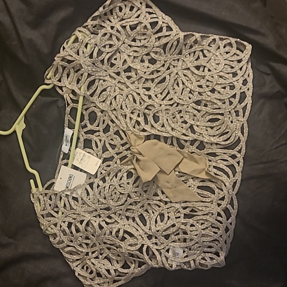 Silver Moschino Vest